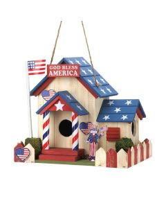 PATRIOTIC BIRDHOUSE